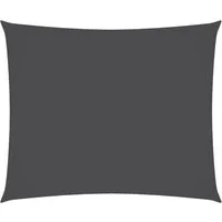 vidaXL Sonnensegel Sonnensegel Oxford-Gewebe Rechteckig 4x5 m Anthrazit, (1-tlg)