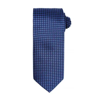 Premier Mens Puppy Tooth Formal Work Krawatte (Royal)