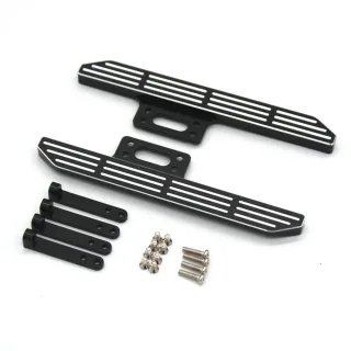 2PCS Upgraded Metal Pedal Side Step Plate for FMS 1/18 Fire Horse ARIZONA RC Car Vehicles Models Spare Parts