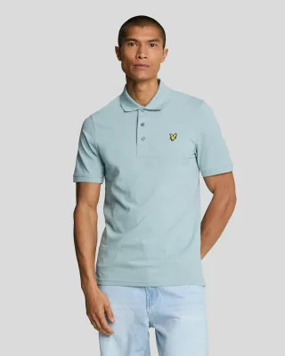 Lyle & Scott Poloshirt, einfarbig, Blau