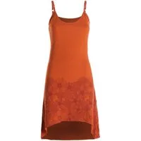 Vishes Sommerkleid Damen Sommer-Kleid High-Low Kleid Spagettiträger-Kleid Shirt-Kleid Goa, Boho, Hipiie Style