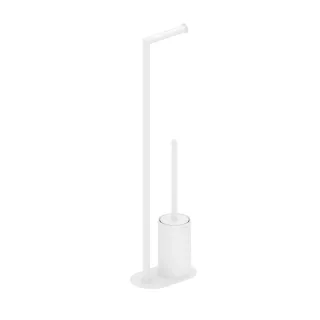 Cosmic Architect s+ Stand-WC-Bürstengarnitur mit Rollenhalter, weiss matt, WJC235A0097065 WJC235A0097065