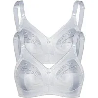 Sassa Set: Bügelloser BH 2er Sparpack Soft BH ohne Bügel FUNCTIONAL BRAS (Spar-Set, 2-tlg) -