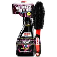 Sonax Felgenbeast 500 ml Felgenreiniger Set mit Felgenbürste Felgenreiniger (2-St. Sonderedition mit FelgenBürste)