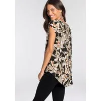 Laura Scott Druckbluse mit asymetrischem Saum