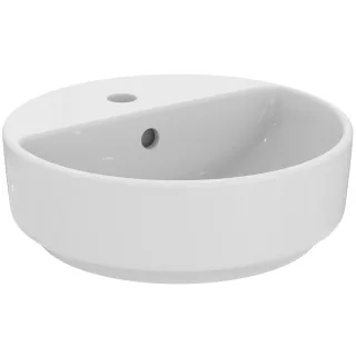 Ideal Standard Aufsatzwaschtisch i.life O 1Hl. mit Ül. 400x400x155mm Weiß, T573501 T573501
