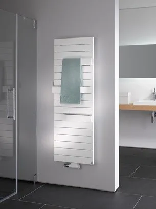 Kermi Badheizkörper Tabeo BH1437x101x500mm QN758, glanzsilber, TBN10150050WMXK TBN10150050WMXK