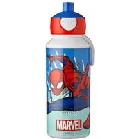 Mepal Trinkflasche CAMPUS, 400 ml, Blau, Rot, Kunststoff, Silikon, Auslaufsicher, Spülmaschinengeeignet
