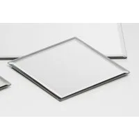 Sandra Rich Kerzentablett Glasplatte Spiegelplatte Mirror eckig von Sandra Rich