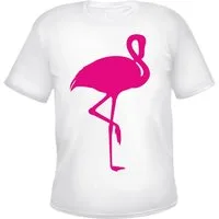 HB-Druck T-Shirt Flamingo Herren T-Shirt - Tee Shirt aus 100% Baumwolle mit strapazierfähigem Aufdruck