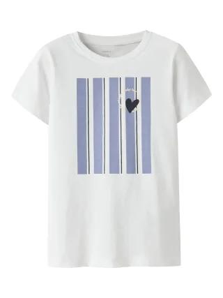 NAME IT - NKFFALALA SS NREG TOP BOX Bright White - Gr. - 140