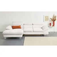 COTTA Ecksofa Driver L-Form, B:268 cm, moderne Couch mit Wellenunterfederung, Kopfteilverstellung, optional Schlaffunktion & Bettkasten