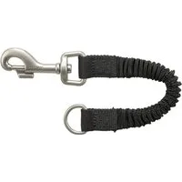 TRIXIE Hundeleine Ruckdämpfer - schwarz - 21 cm/15 mm