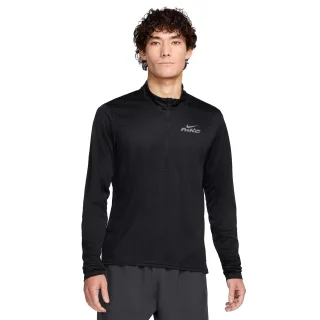 Nike - "Pacer" Oberteil für Herren, mit halbem Reißverschluss, Dri-FIT (Schwarz/Reflektierend)
