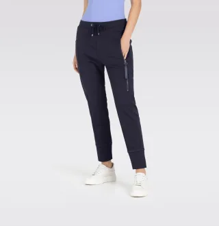 MAC - MAC JEANS - FUTURE, Stretch ribbon blau - Gr. - 36