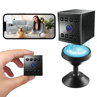 W10 1080P HD Wireless Security Camera 2.4GHz WiFi Night Vision Motion Alert 130° Wide Angle Smart Home Surveillance Cam
