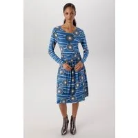 Aniston SELECTED Jerseykleid mit gerafften Taillenbund - NEUE KOLLEKTION