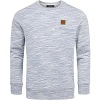 Amaci&Sons Sweatshirt DURHAM Sweatshirt mit Rundhalsausschnitt Herren Basic College Sweatjacke Pullover Hoodie