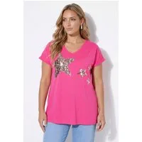 Angel of Style T-Shirt T-Shirt Komfort Fit Pailletten-Sternen