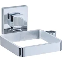 WENKO Haartrocknerhalter Vacuum-Loc Quadro, (Befestigung mit Saugnapf)