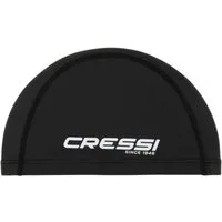 Cressi Badekappe Senna Swim Cap - Schwimmkappe - Black/White