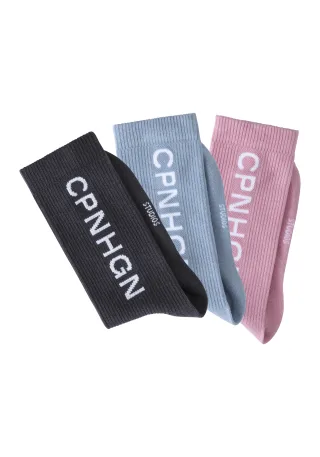 copenhagen studios CS Tennissock big Logo no terry 3pc - Gr. - 44.5