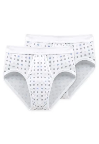 SCHIESSER - 2PACK Sportslip weiss - Gr. - 5