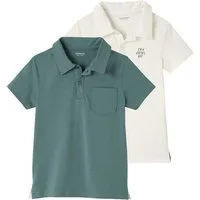 vertbaudet Poloshirt Jungen Poloshirts, Kurzarm 2er-Pack