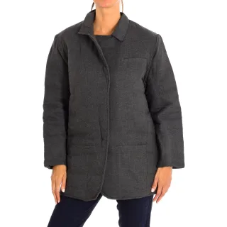 Langärmelige wattierte Damenjacke 8527