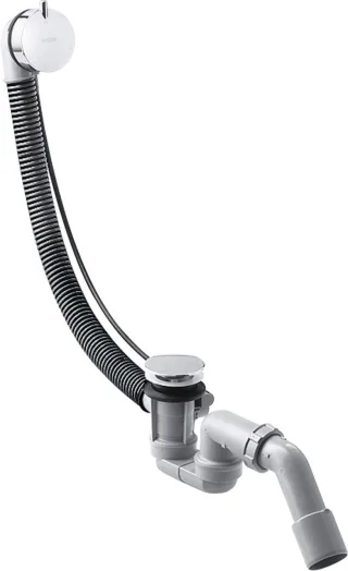 Hansgrohe Ab-u.Überlaufgarnitur Flexaplus S Axor Komplettset chrom Normalwannen, 58316000 58316000