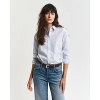 Gant Hemdbluse REG POPLIN STRIPED SHIRT mit einer kleinen Logostickerei auf der Brust