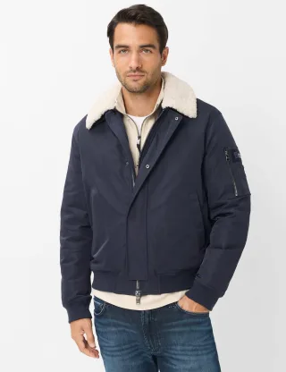 Brax Herren Blouson Style LOGAN navy, dunkelblau, Gr. XL