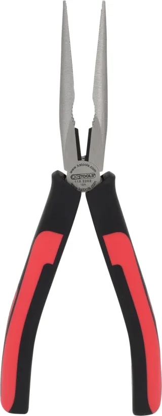 KS Tools SlimPOWER Flachrundzange rot/schwarz - 115.2202
