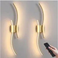 Rosnek Wandleuchte Kabellose LED Wandleuchte, wiederaufladbar, dimmbar mit Fernbedienung, LED fest integriert, 3000–6000K stufenlos, Touch-Steuerung, für Wohnzimmer & Schlafzimmer
