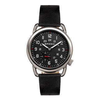 Breed Regulator Lederarmbanduhr mit Sekundenzifferblatt
