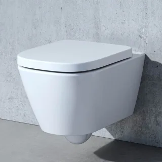 LAUFEN Set Wandtiefspül-WC + Sitz MEDA 540x360mm, spülrandlos, Silent Flush H8661104000001