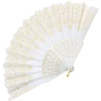 FOUORTUNATE-BEE Handfächer Damen Faltfächer Handfächer Print Sommer Hochzeit Tanz Party, Eleganter Handfächer für Bühne Hochzeit Party Sommer Dekoration