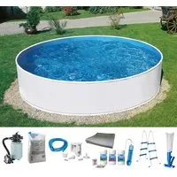 my POOL BWT Rundpool ALL IN inkl. umfangreichem Zubehör (Komplett-Set, 8-tlg), in verschiedene Größen erhältlich