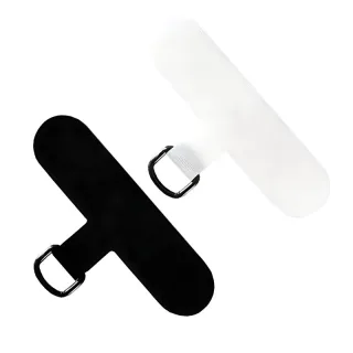 1Pcs Universal TPU Mobile Phone Anti-lost Lanyard Card Clip Gasket Nylon Detachable Phone Hanging Cord Strap Patch Tethe