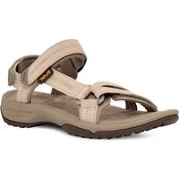 Teva TERRA FI LITE SUEDE WOMEN Sandale mit Klettverschluss, Gummilaufsohle, aus Premium Velour-Leder