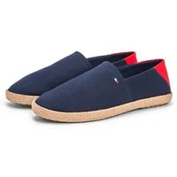 Tommy Hilfiger CORE HILFIGER ESPADRILLE TEXTILE Espadrille Slipper, Schlupfschuh, Flats mit typischem Jutebezug