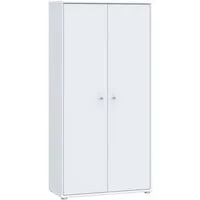FORTE Schuhschrank Tempra, Mehrzweckschrank, 2 Türen, Einlegeböden, Höhe 149,5,5 cm Breite 73,7 cm