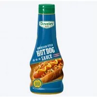 Develey Saucen, Develey American Hot Dog fruchtige Sauce mit Mango und Apfel 250ml