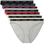Calvin Klein Underwear Bikinislip BIKINI 7PK (Packung, 7er-Pack) Körpernahe Passform mit elastischem Bund