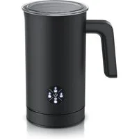Arendo Milchaufschäumer elektrisch, 4in1, Doppelwandgehäuse, 4 Programme, Antihaftbeschichtung, 500 W, Heiß & Kaltaufschäumen (150 & 300 ml), für Cappucino / Latte Macciato