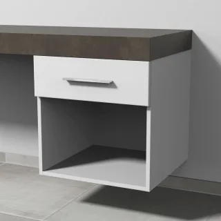 Sanipa Anbau-/Solitärschrank 2morrow (G1353) 510x500x520 Weiß-Soft, G135343 G135343