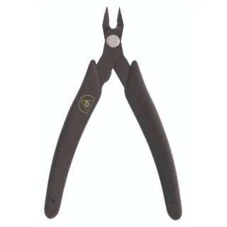 Xuron 9250ET Micro-Shear Seitenschneider extra spitzer Kopf mit ESD gerechten Griffen schwarz/schwarz - 9250ETAS