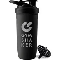 GYMSHAKER Protein Shaker Edelstahl Trinkflasche für Fitness, Sport, Bodybuilding & Muskelaufbau