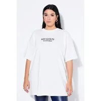 Studio Untold T-Shirt T-Shirt oversized Rücken Strawberry-Print