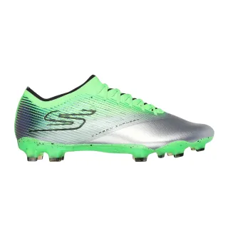 Skechers - "Razor" Fußballschuhe mit festem Boden für Herren/Damen Unisex, Kohlen-Schwarz (Silber)